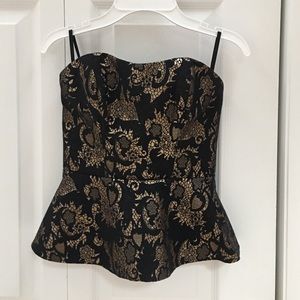 Pre-loved Bebe Night Out Top, Size 00/Petite